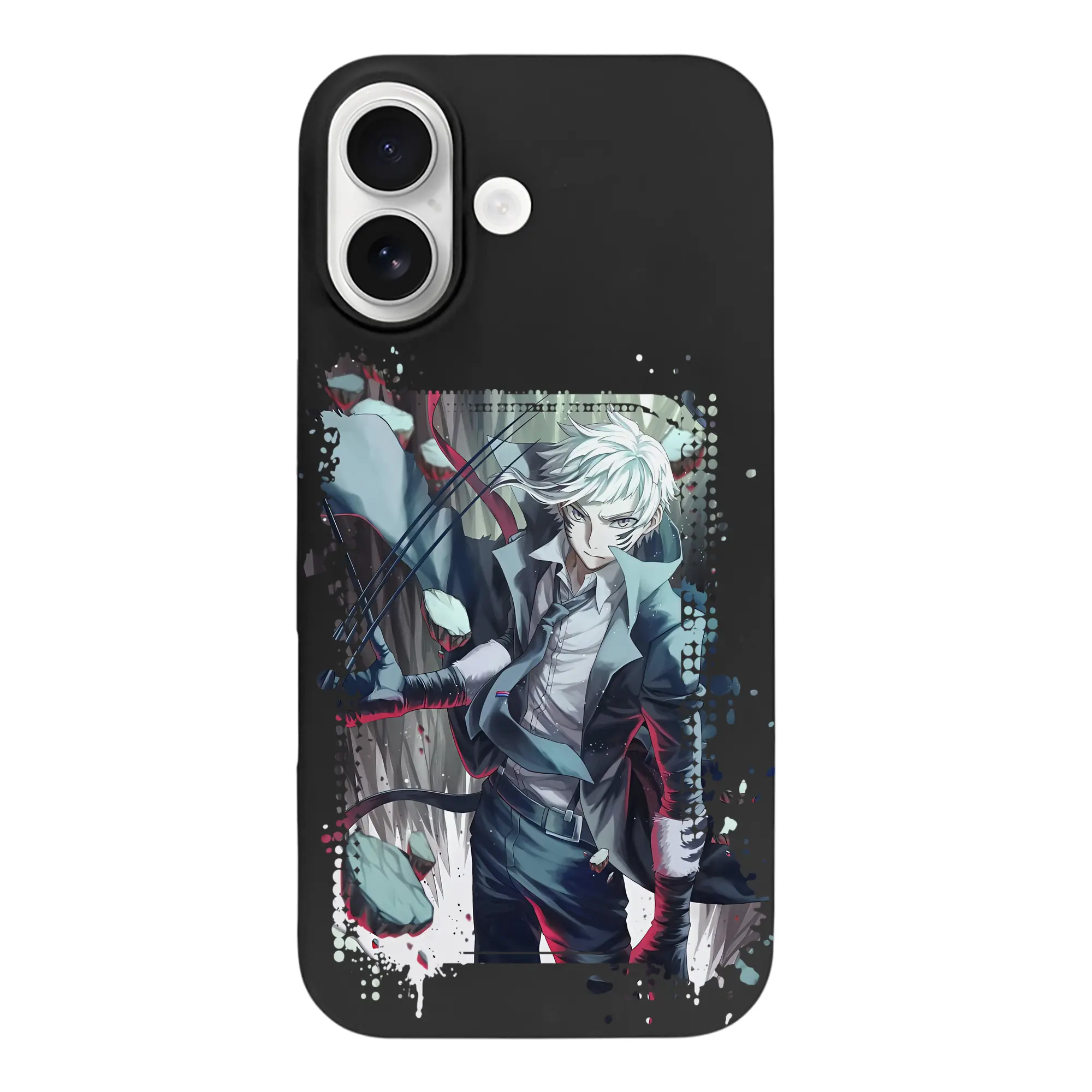 文豪ストレイドッグス グッズ,中島敦 - iPhone 17 シリーズ シリコンケース 薄型 耐衝撃 指紋防止 ソフトタッチカバー 精密フィット 傷防止 保護ケース iPhone 17/17 Air/17 Pro/17 Pro Max 対応